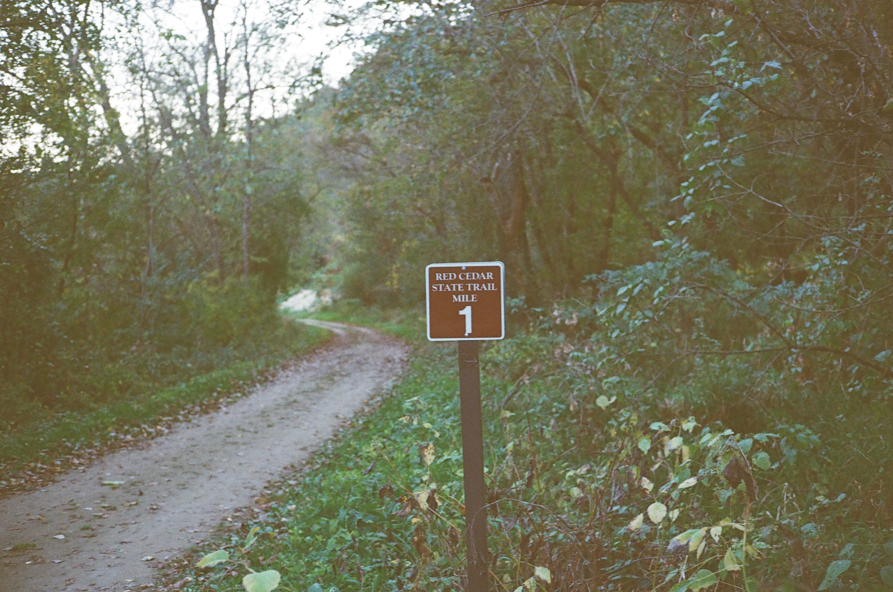 Red Cedar Trail, Menomonie WI - Trail Mile Marker